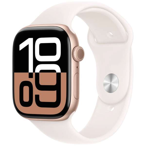 Apple Watch Series10（GPSモデル）46mm ローズゴールドアルミニウムケース
