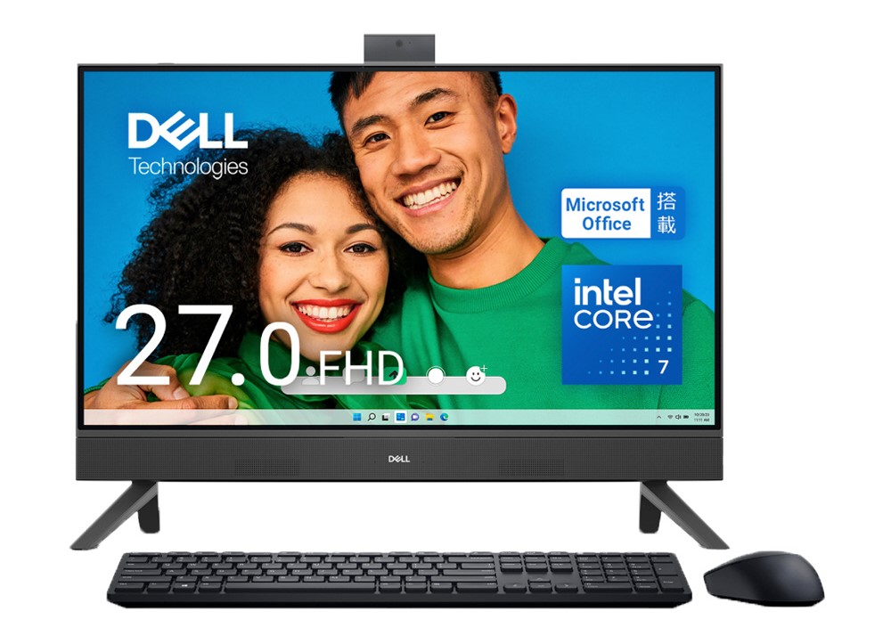 DELL　Inspiron27 7730 ダークシャドウグレー AI779T-EHHBBC　2024年春モデル