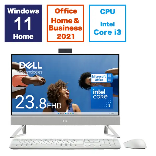 DELL　Inspiron24 5430  パールホワイト AI537-EHHBWC　2024年春モデル