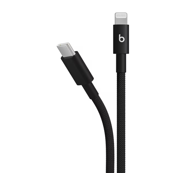 Beats USB-C-Lightning編み込み式充電ケーブル（1.5m）ブラック